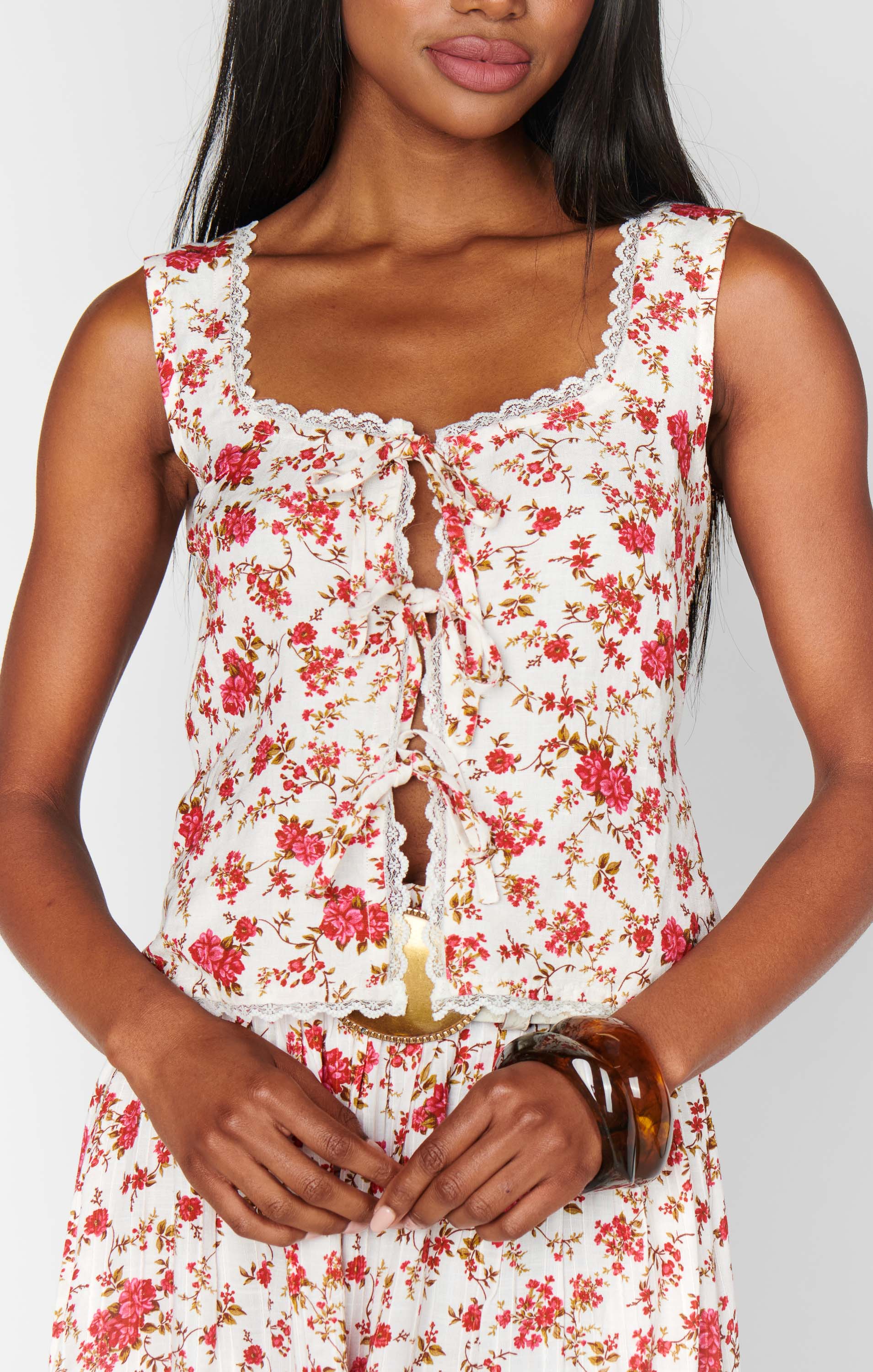 Mimi Top ~ Southern Roses