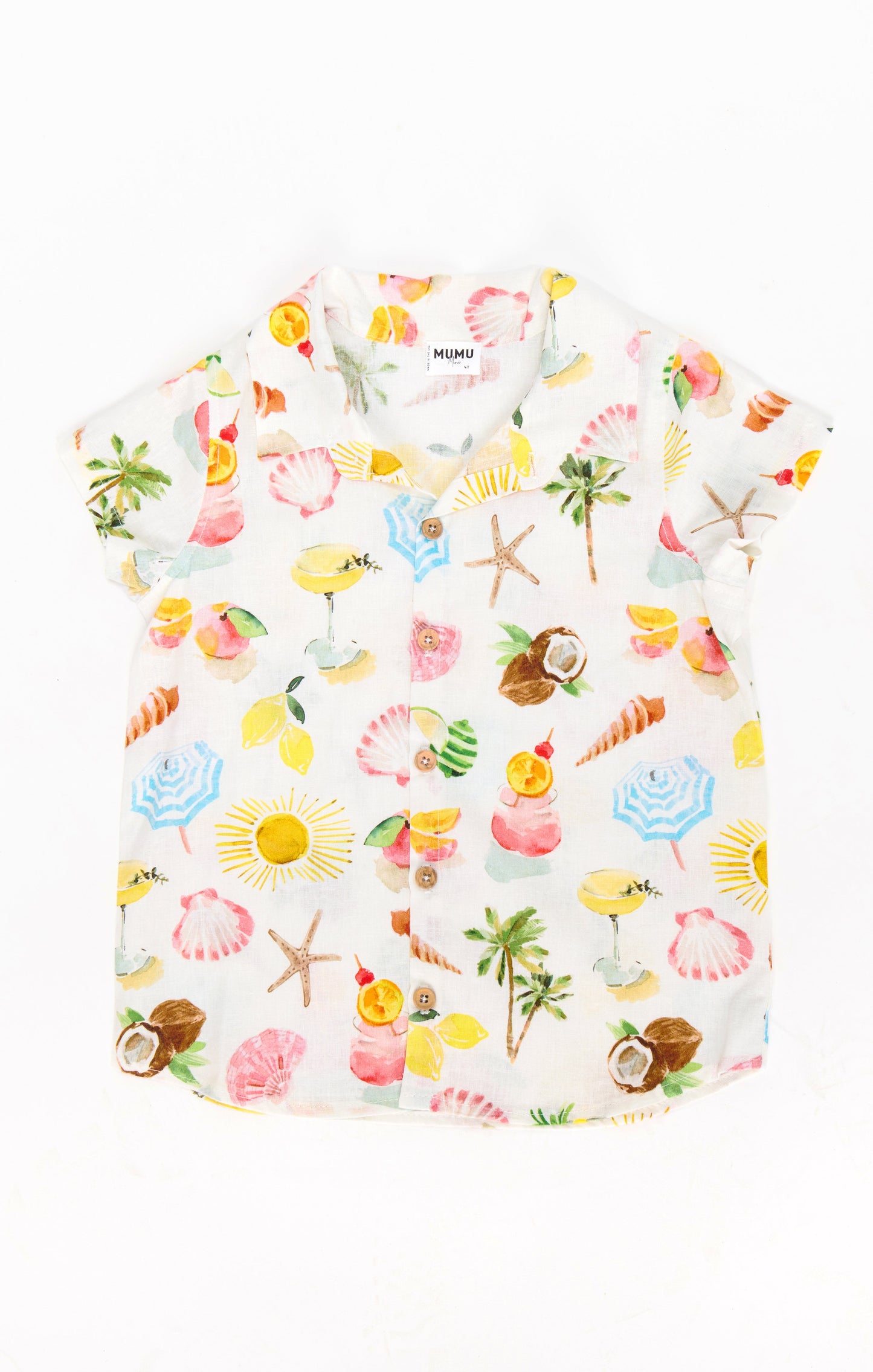 Lil Button Up Shirt ~ Seaside Treasures