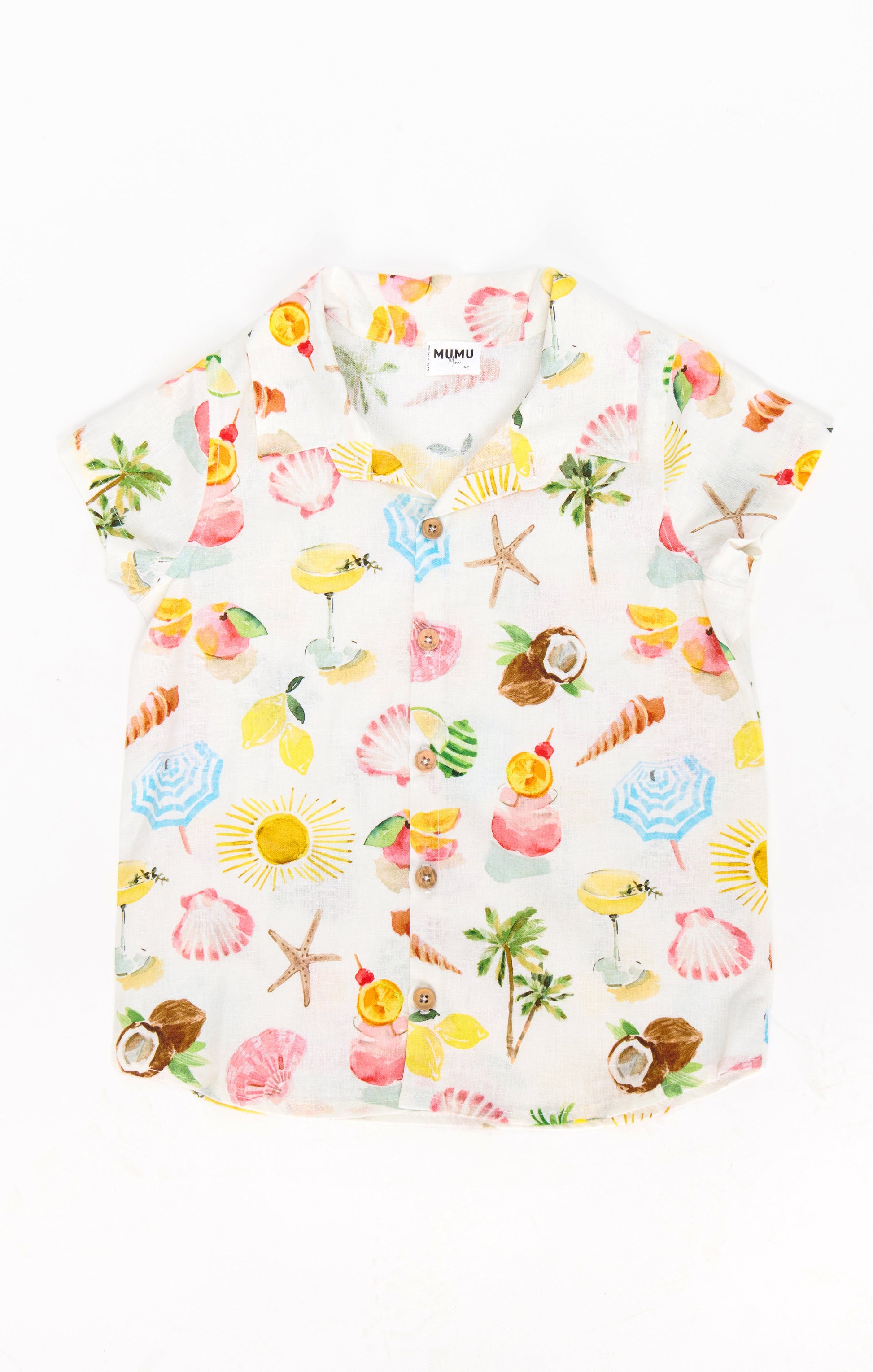 Lil Button Up Shirt ~ Seaside Treasures