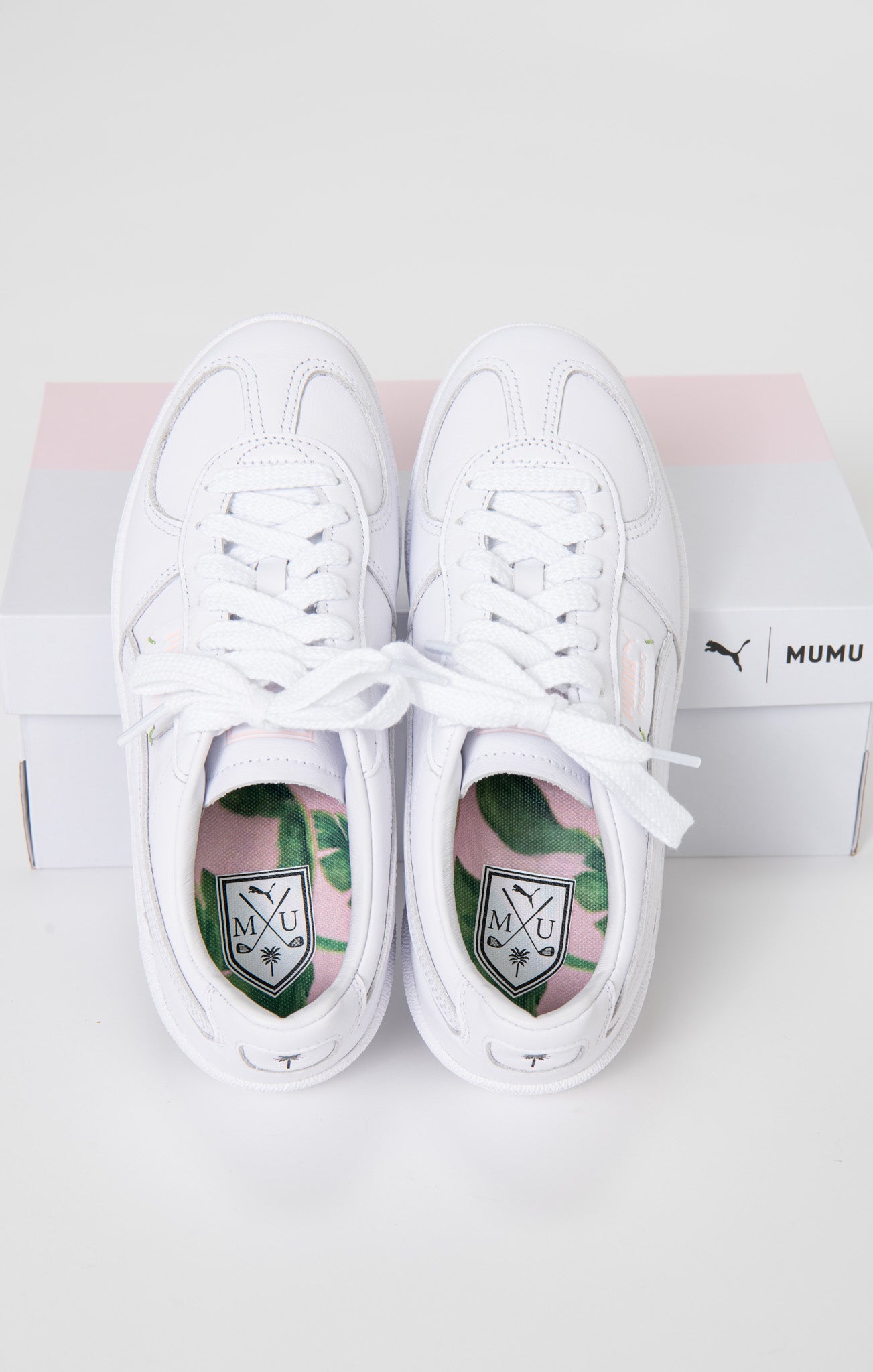 Puma x Show Me Your Mumu Palermo G ~ White Glow Rose Blossom