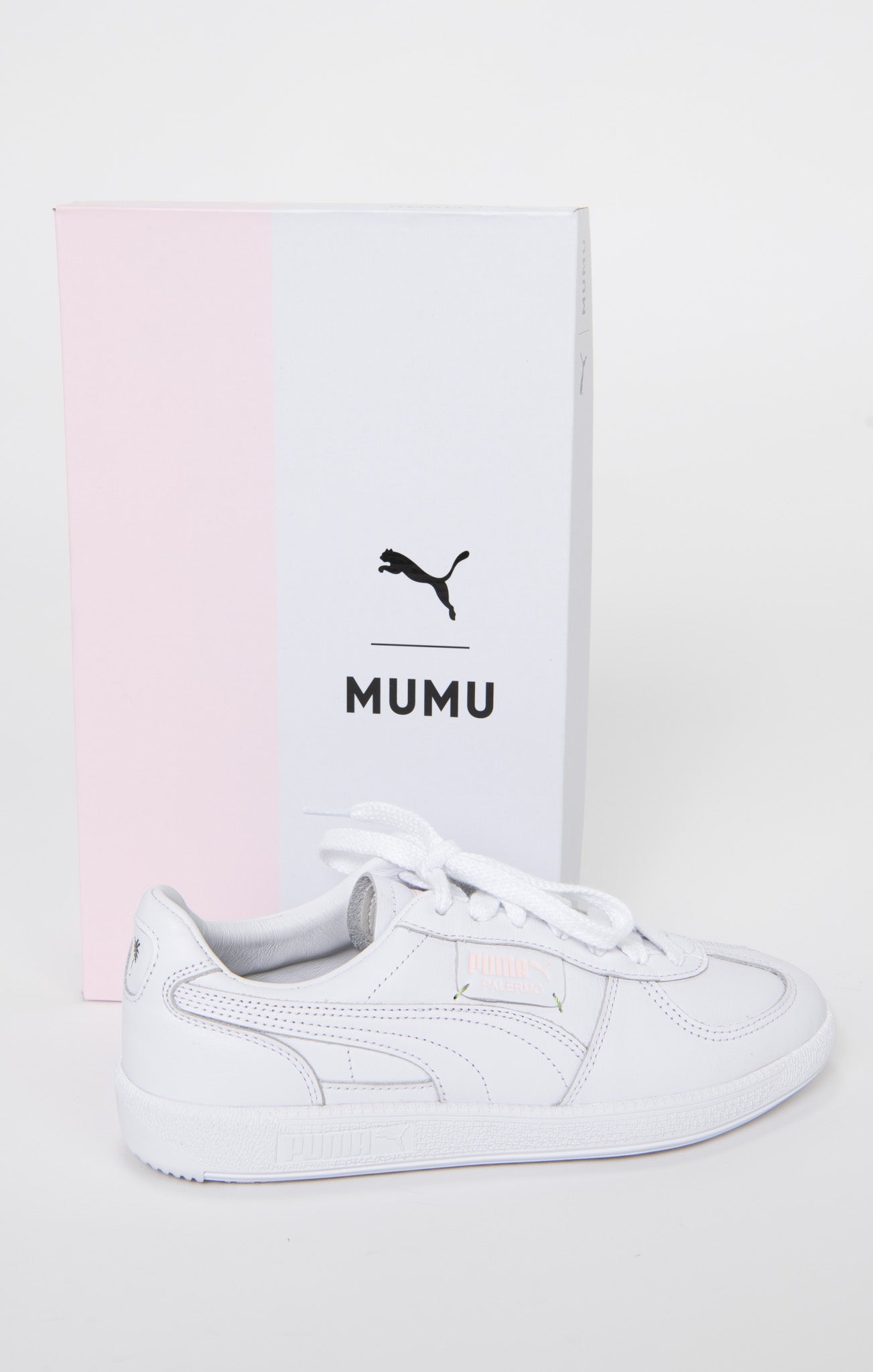 Puma x Show Me Your Mumu Palermo G ~ White Glow Rose Blossom