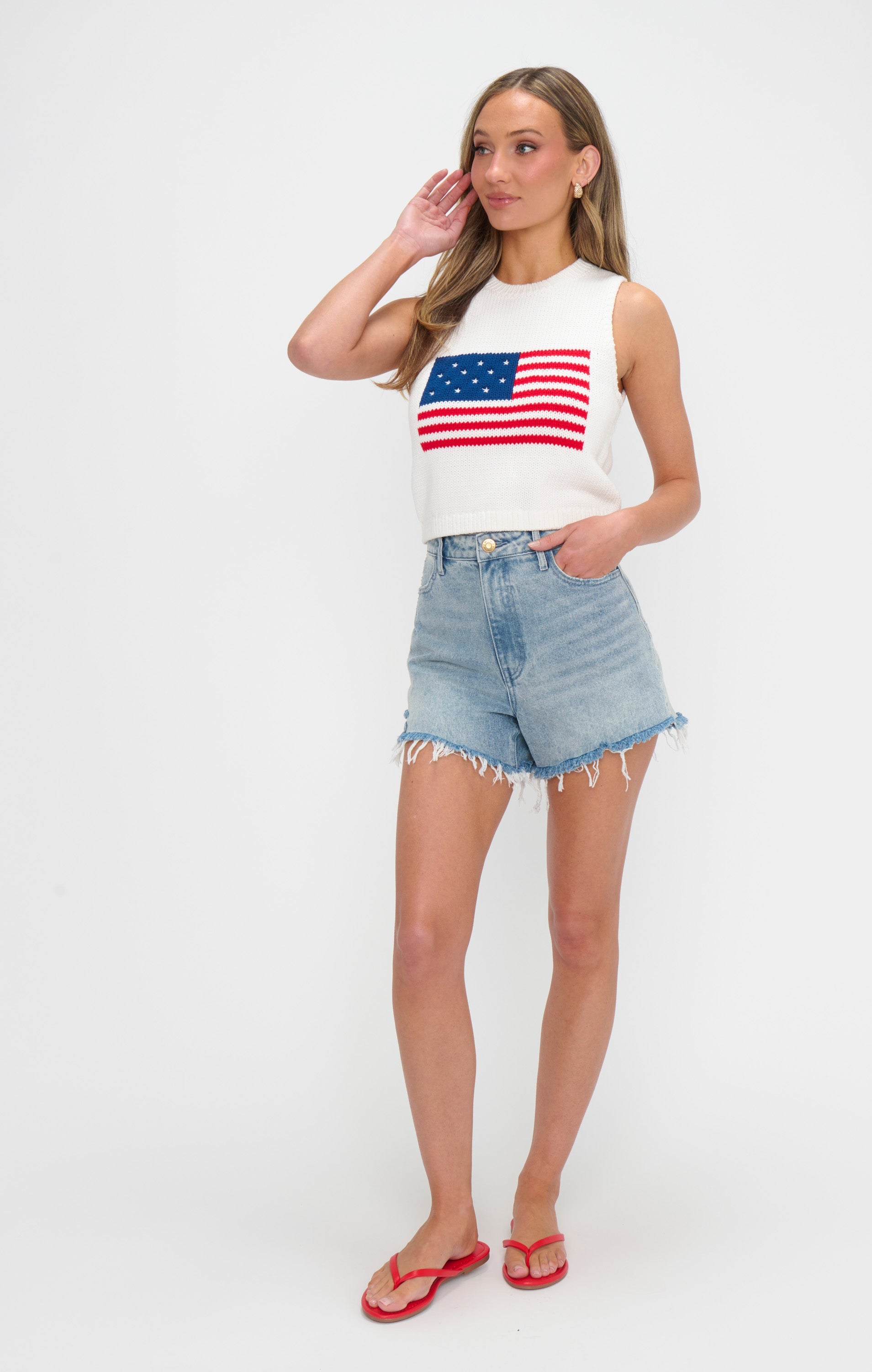Milo Tank ~ Flag Knit