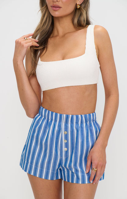 Max Boxer Shorts ~ Coastal Blue Stripe