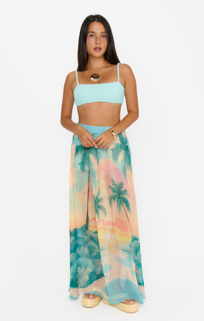 Miles Away Maxi Skirt ~ Sunset Cove Chiffon