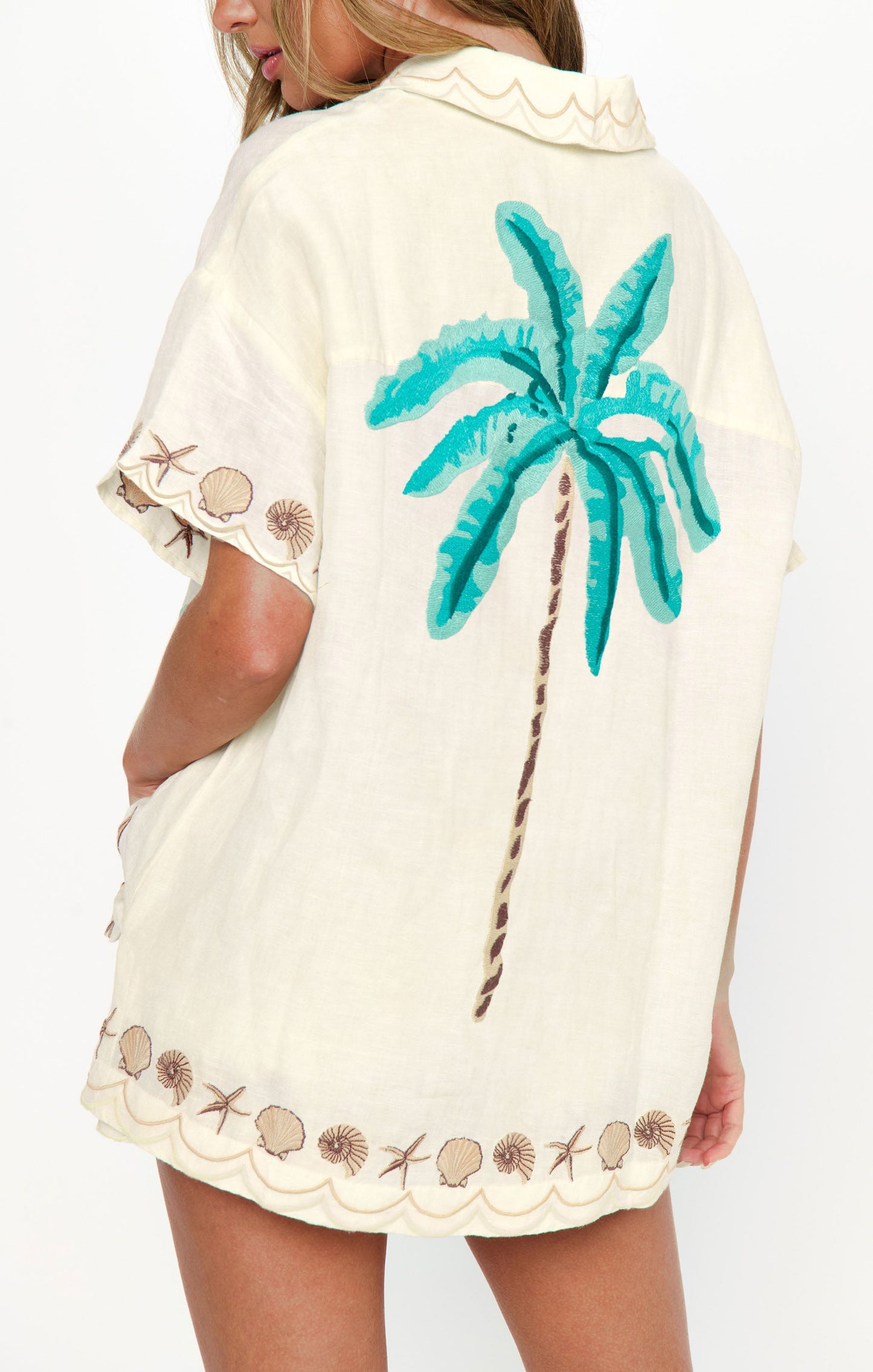 Parker Button Down ~ Beachfront Embroidery