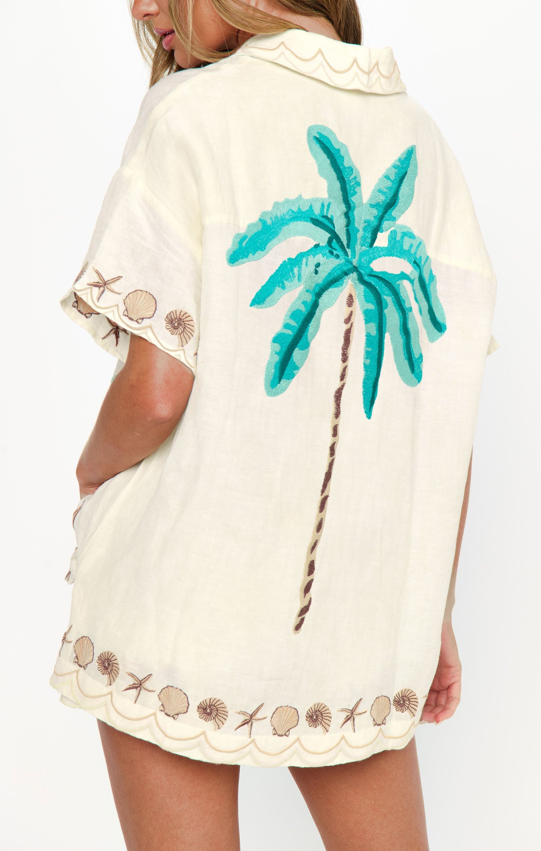 Parker Button Down ~ Beachfront Embroidery