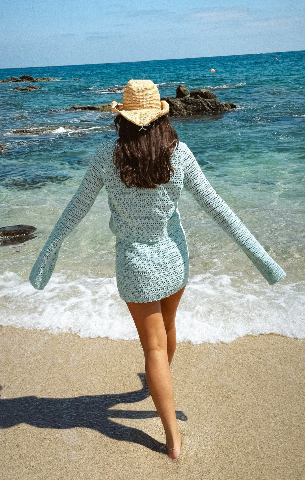 Offshore Skirt ~ Jelly Mint Crochet