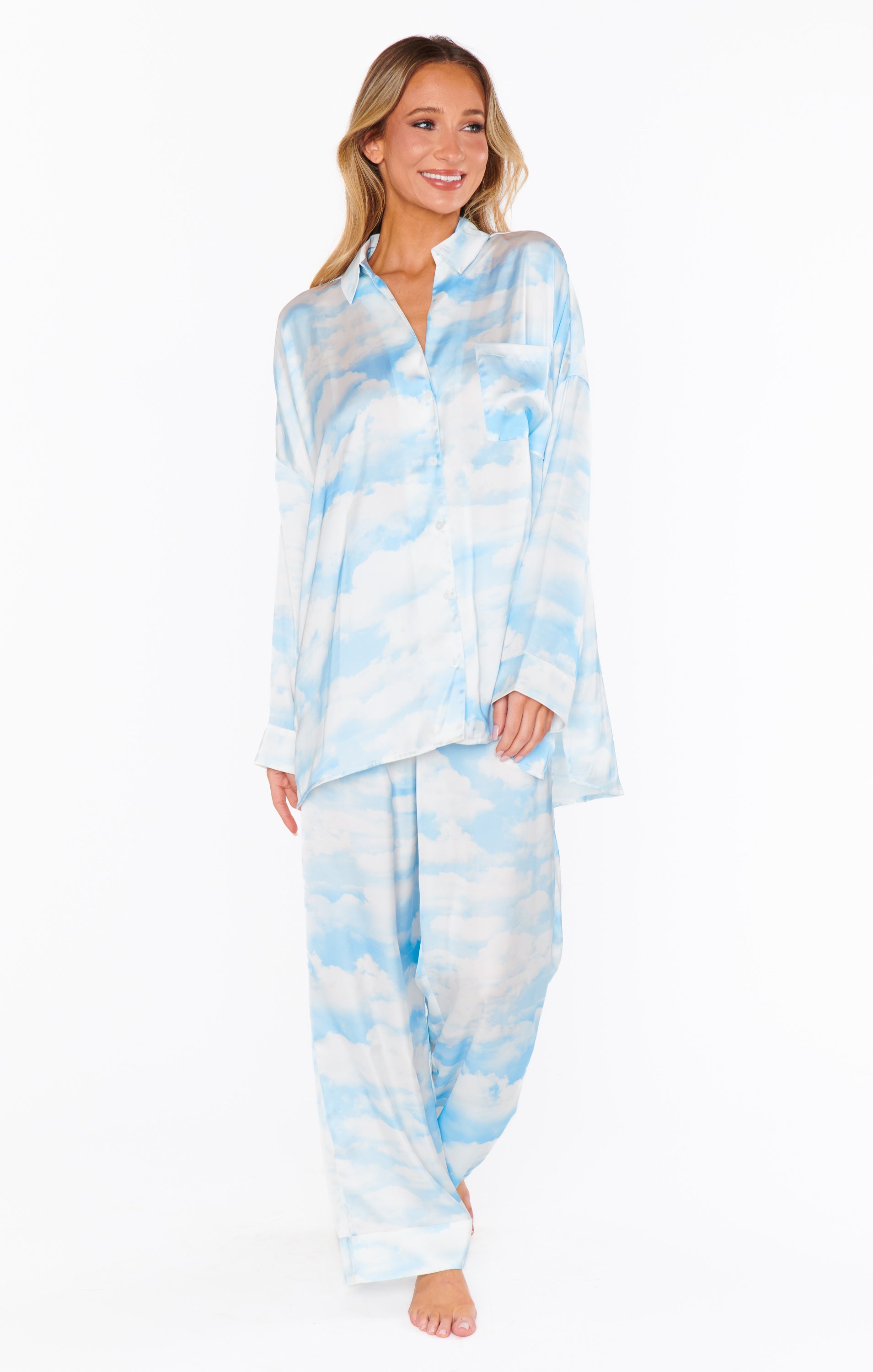 Overslept PJ Set ~ Dream Cloud Silky