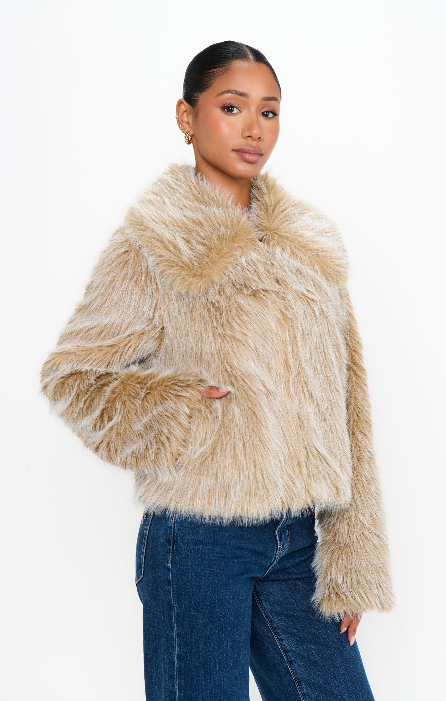 Park City Jacket ~ Cedar Brown Faux Fur