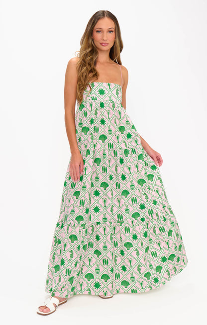 Long Weekend Maxi Dress ~ Coastal Collage