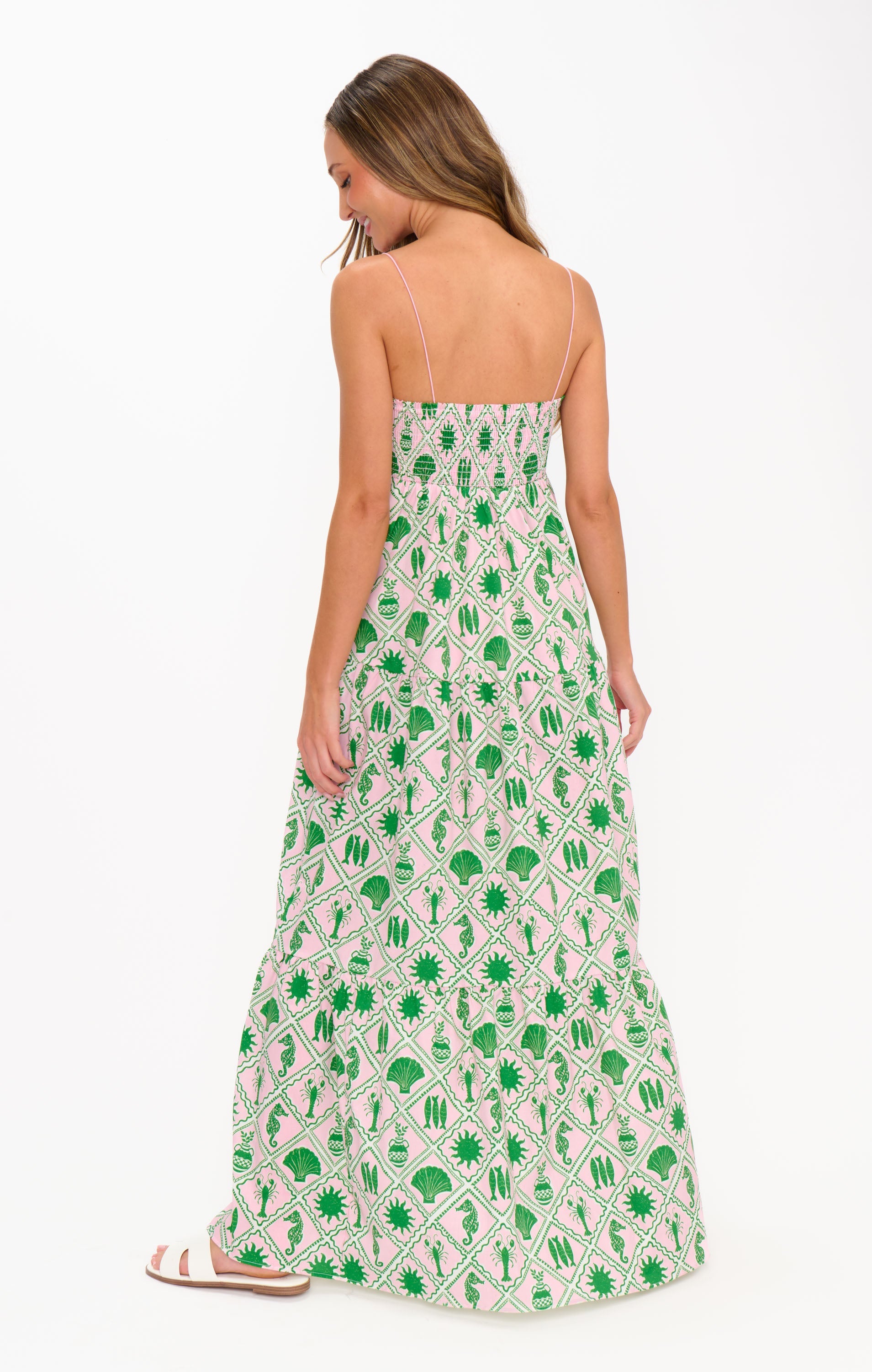 Long Weekend Maxi Dress ~ Coastal Collage