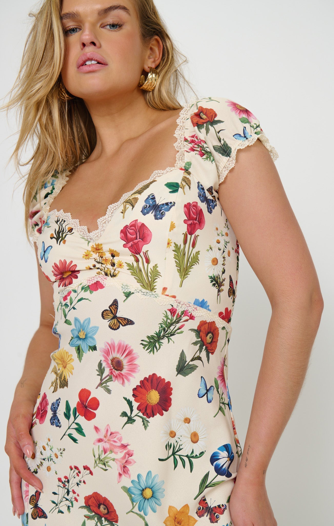 Nicola Dress ~ French Floral