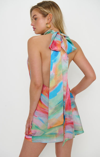 Lisa Mini Dress ~ Colorful Canvas