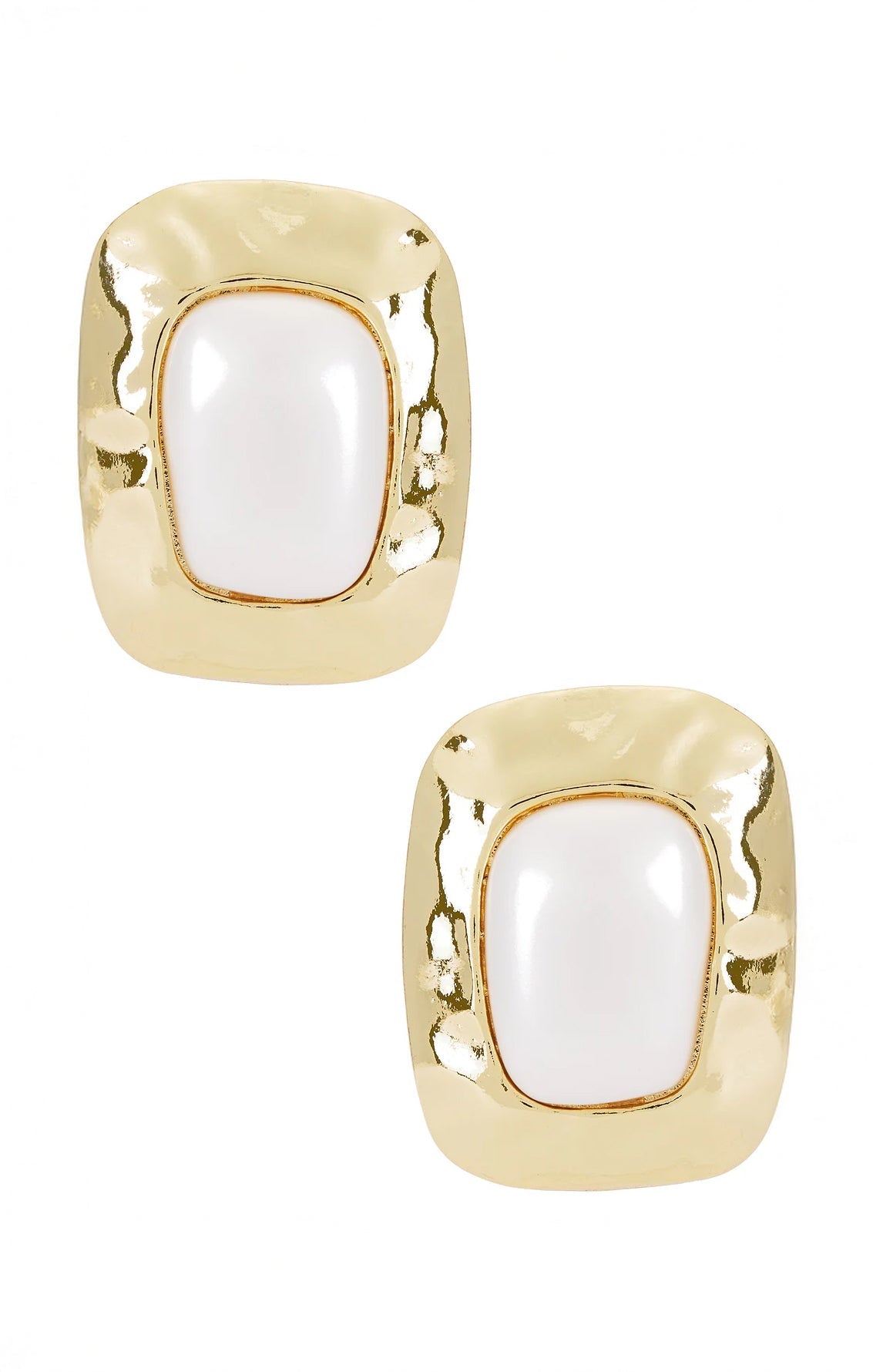 Petit Moments Giovana Earrings ~ Pearl/Gold