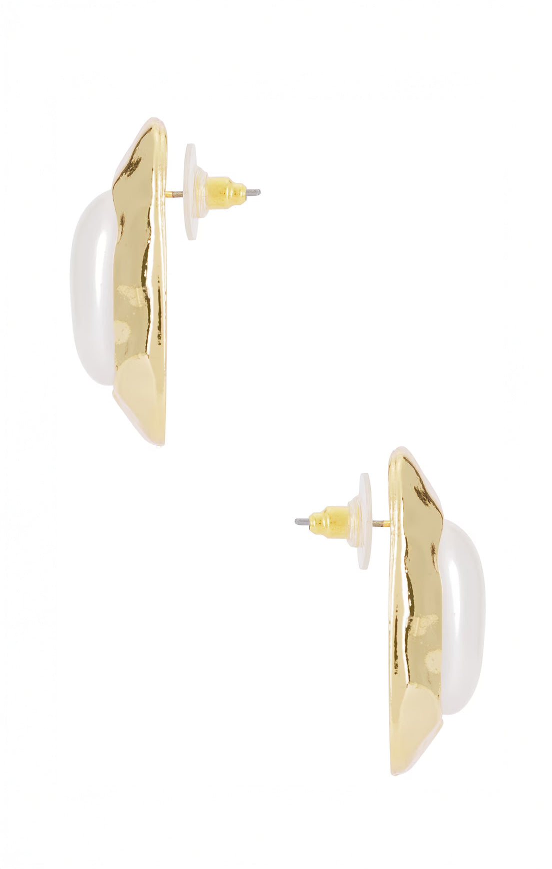 Petit Moments Giovana Earrings ~ Pearl/Gold