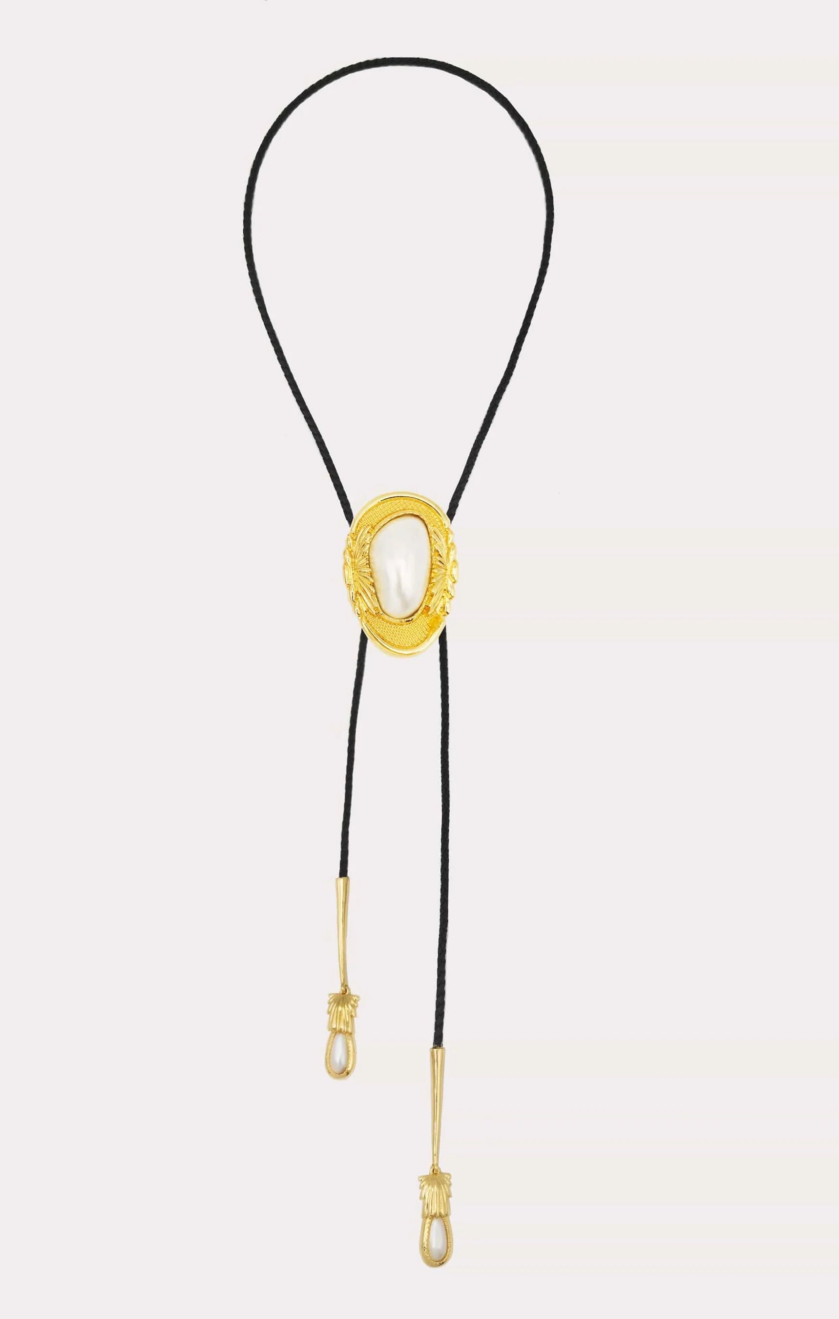 Petit Moments Dolly Bolo Tie Necklace ~ Black