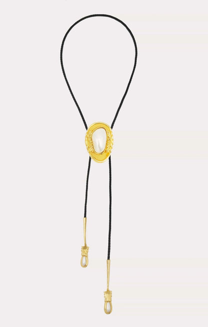 Petit Moments Dolly Bolo Tie Necklace ~ Black
