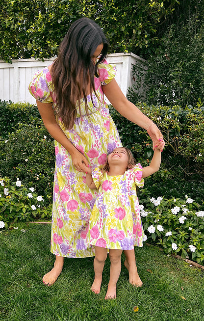 Poppy Dress ~ Blooming Tulips