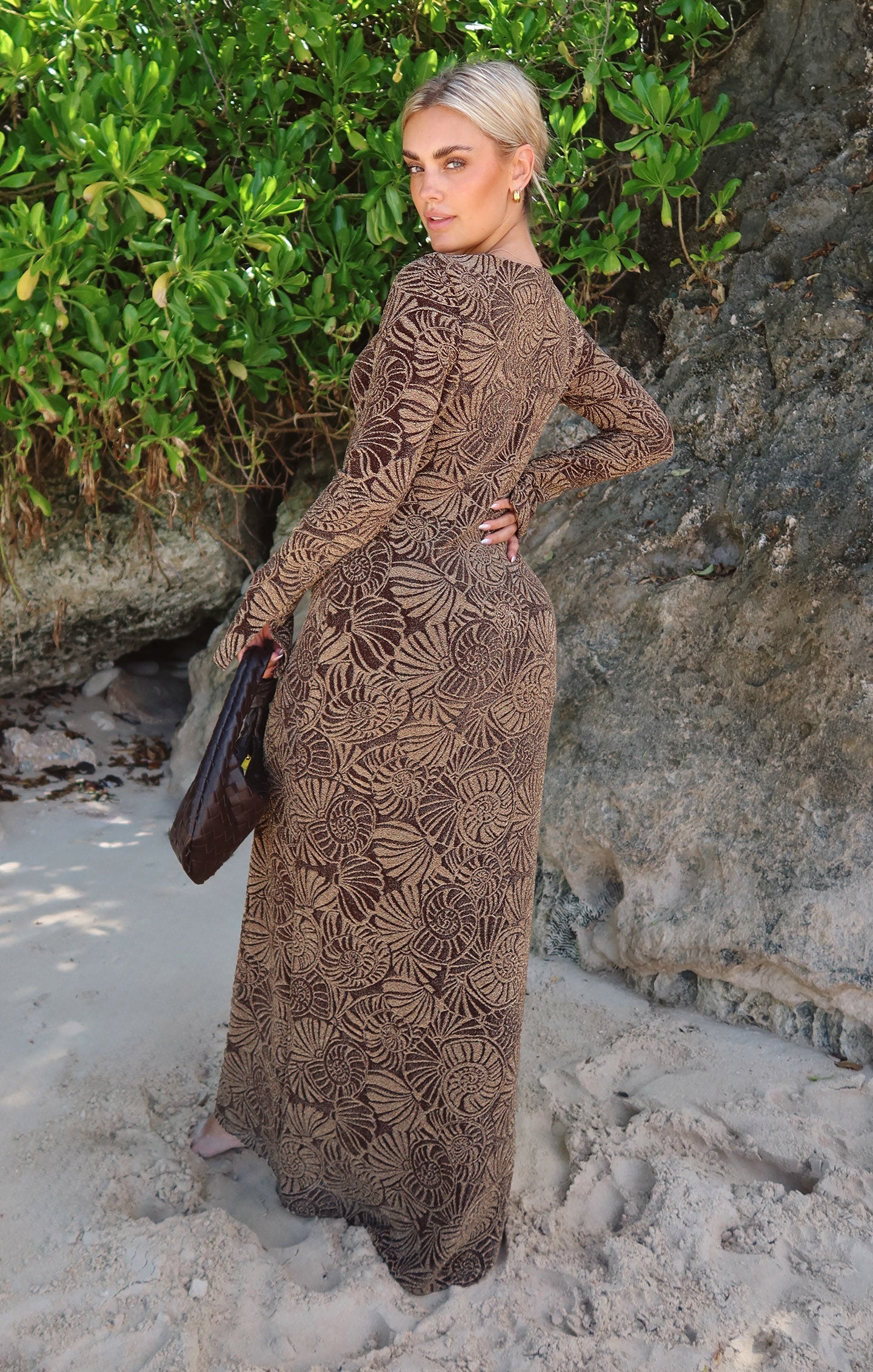 Lopez Dress ~ Shell Sparkle Stretch