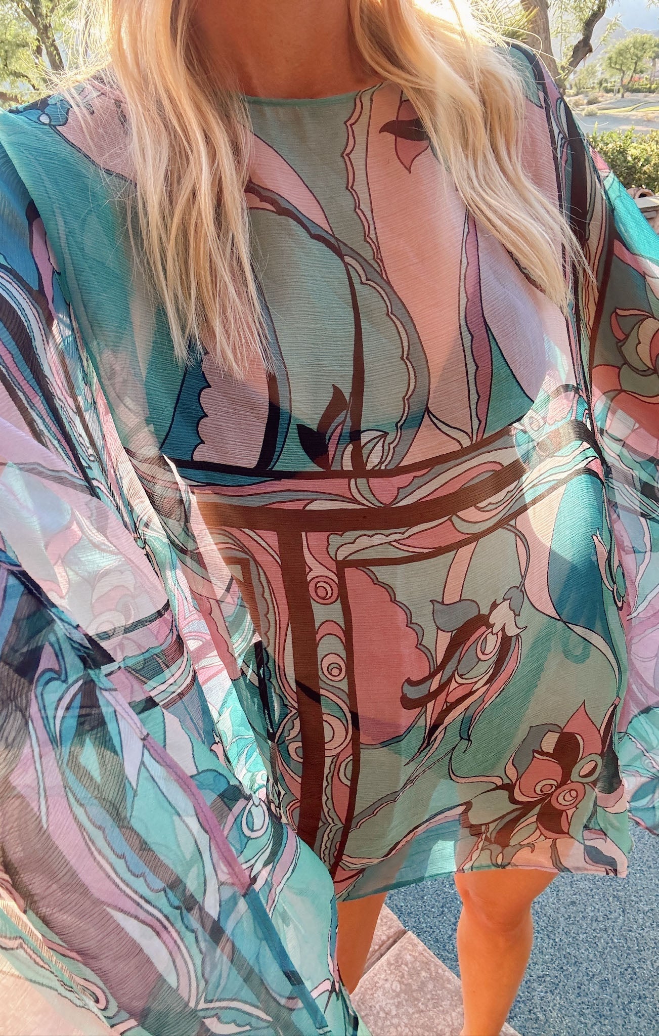 Olsen Mini Dress ~ Siren Spell Silk Chiffon