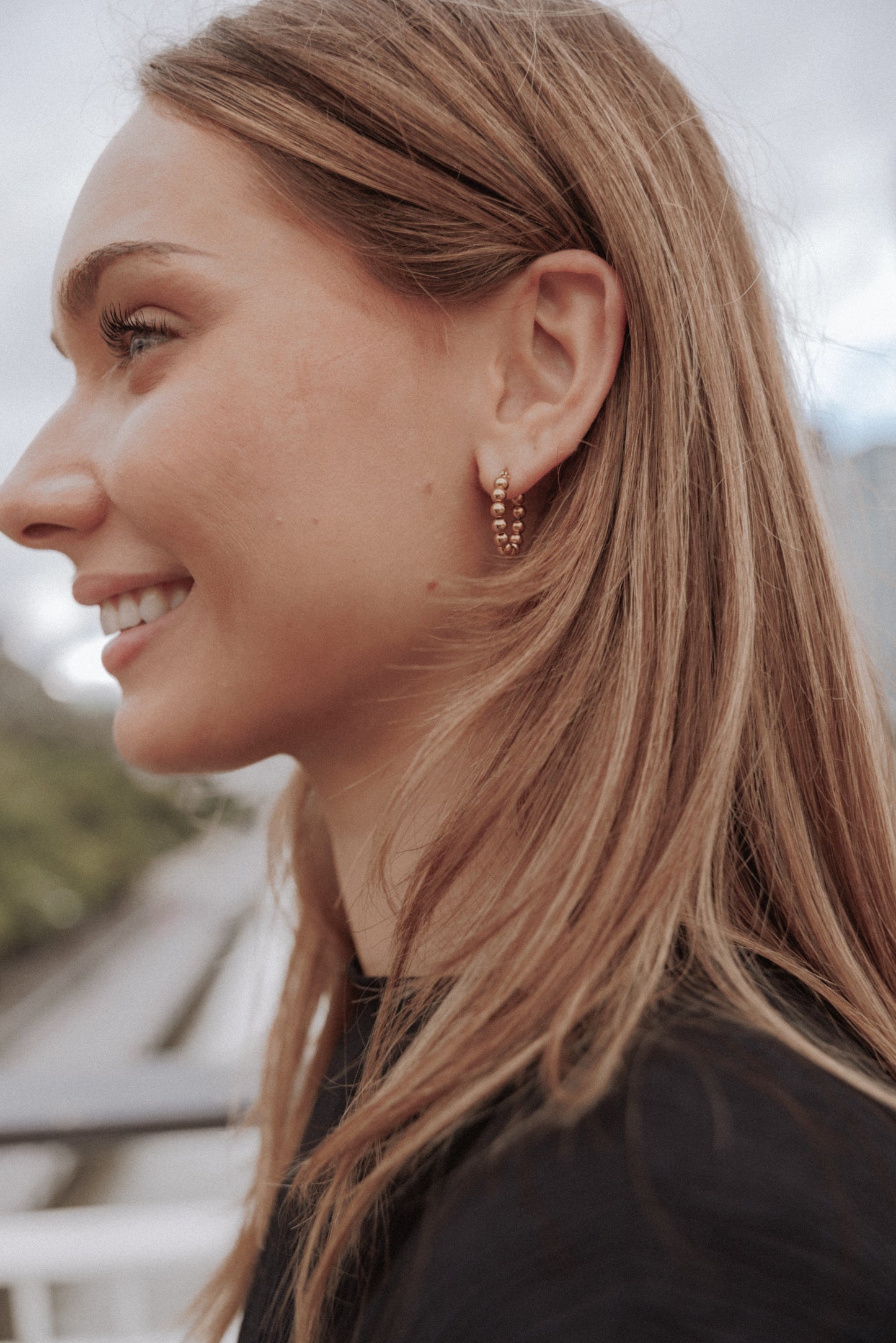 Chloe Hoop Earrings - Gold
