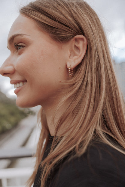 Chloe Hoop Earrings - Gold