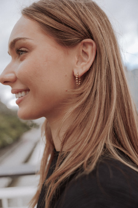 Chloe Hoop Earrings - Gold