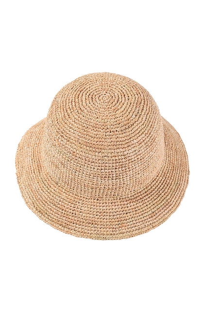 Raffia Bucket Hat ~ Natural
