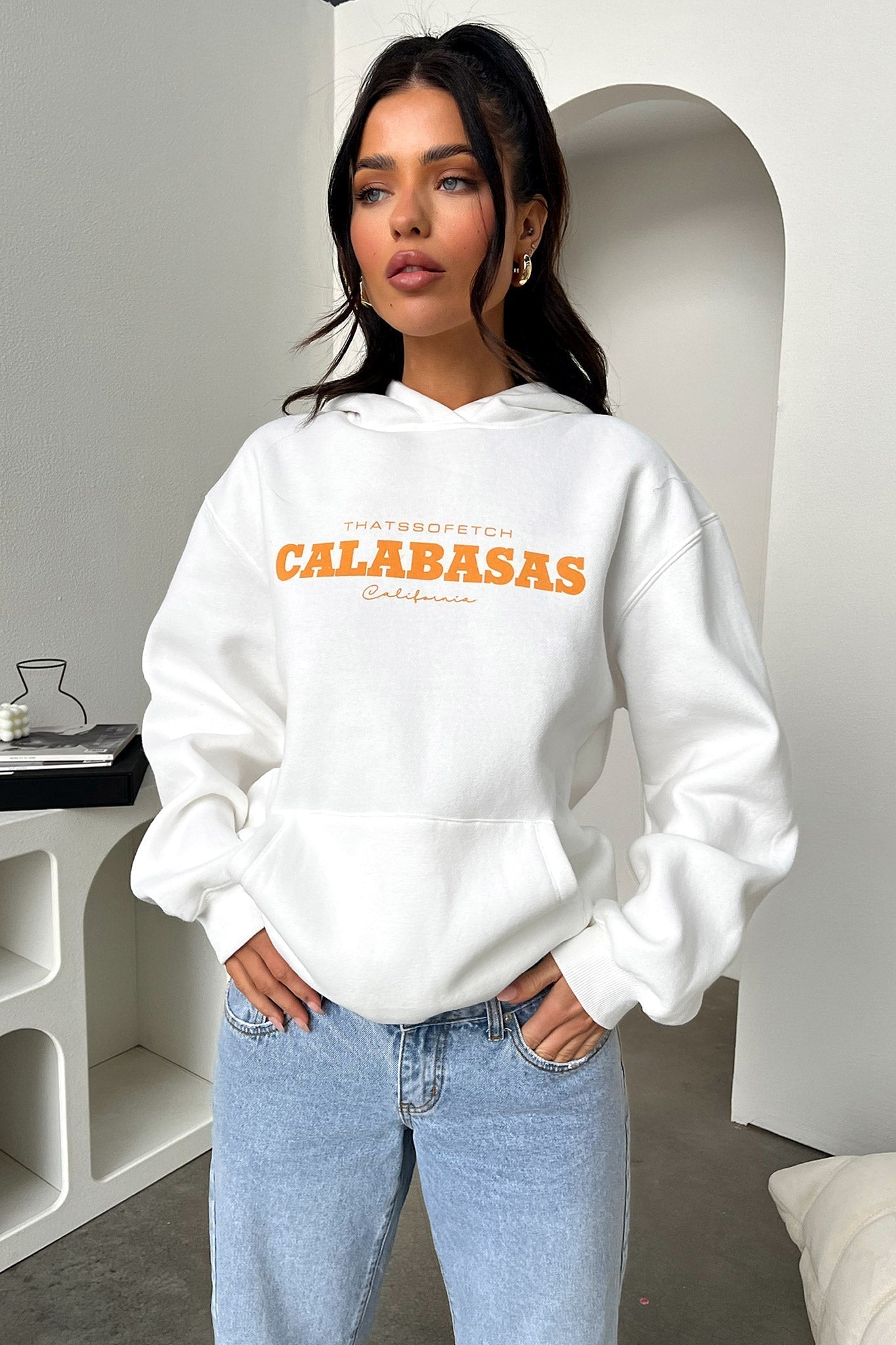 Calabasas Hoodie - White