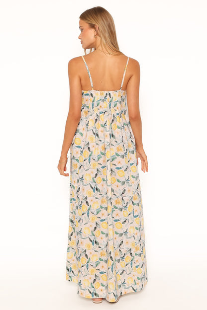Arletta Maxi Dress - Pink Lemon