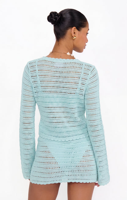 Offshore Skirt ~ Jelly Mint Crochet