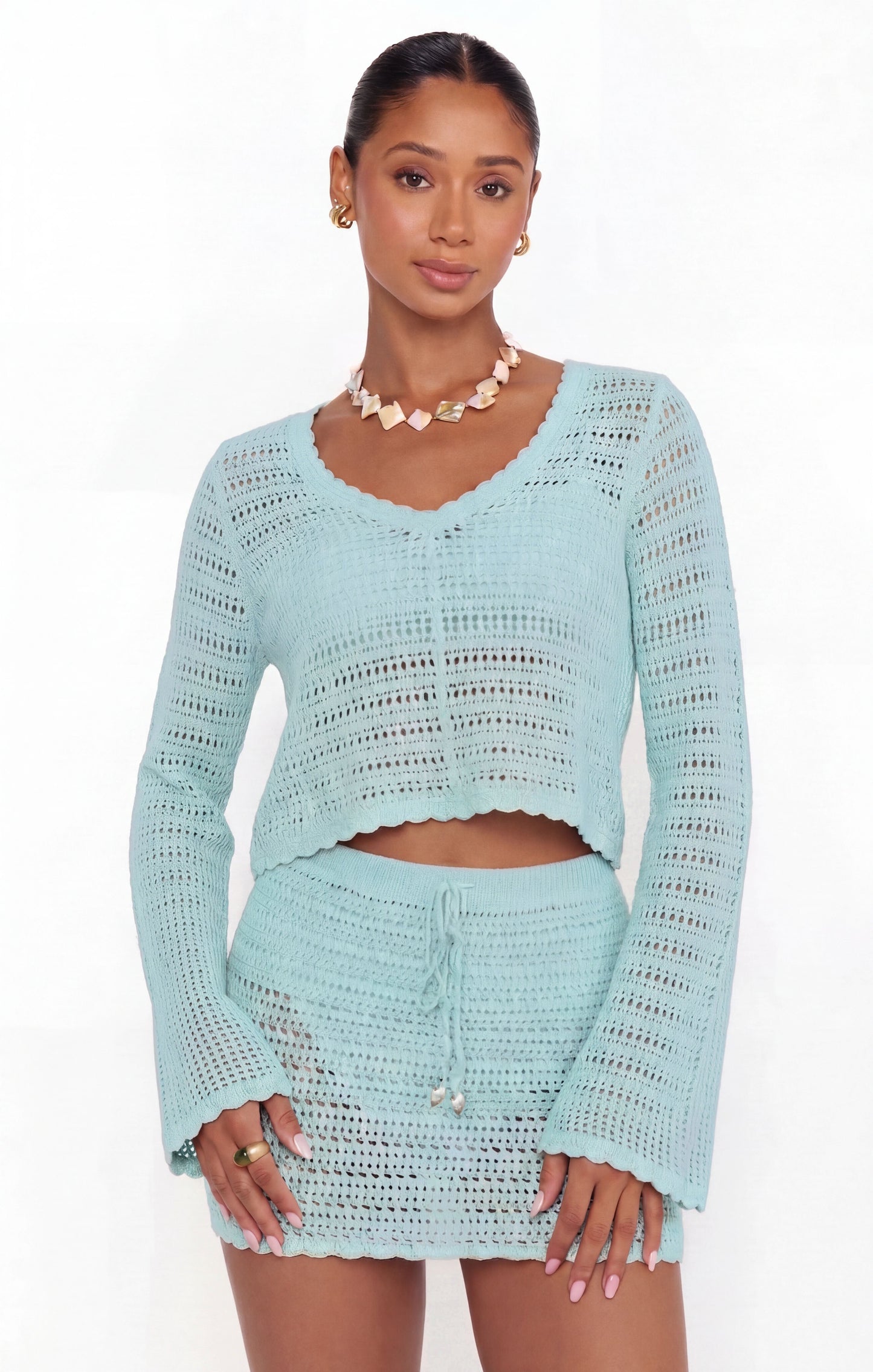 Offshore Skirt ~ Jelly Mint Crochet