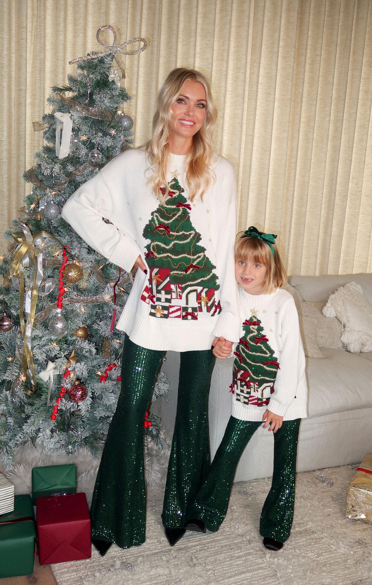 Little Fireside Sweater ~ Christmas Tree Knit