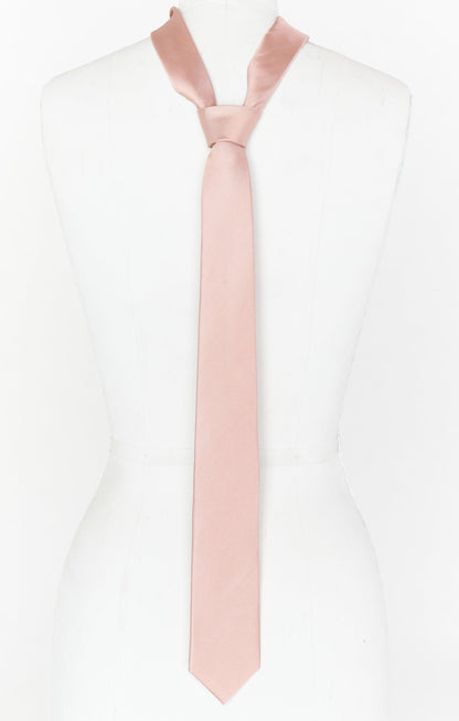 Nico Neck Tie ~ Rose Gold Solid