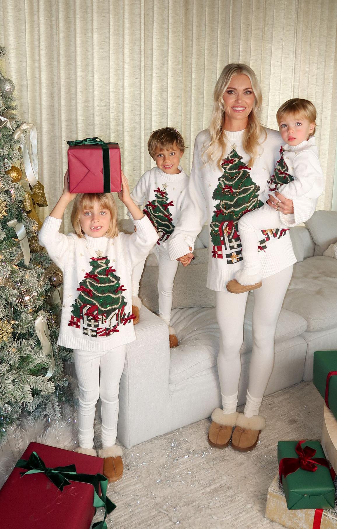 Little Fireside Sweater ~ Christmas Tree Knit