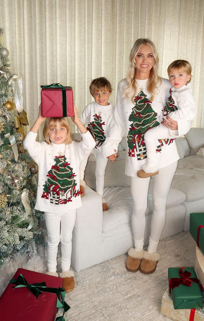 Little Fireside Sweater ~ Christmas Tree Knit
