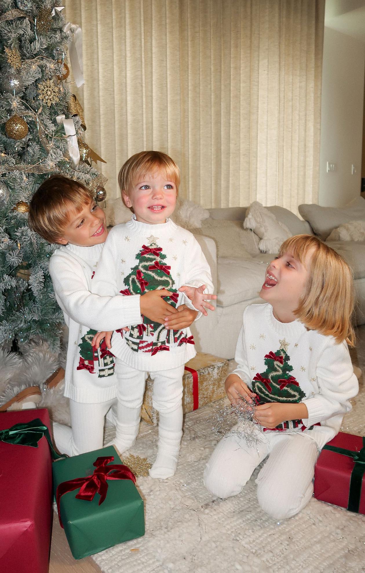 Little Fireside Sweater ~ Christmas Tree Knit