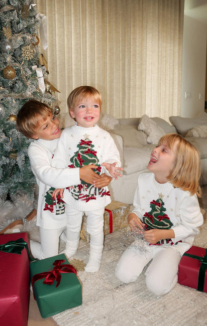 Little Fireside Sweater ~ Christmas Tree Knit