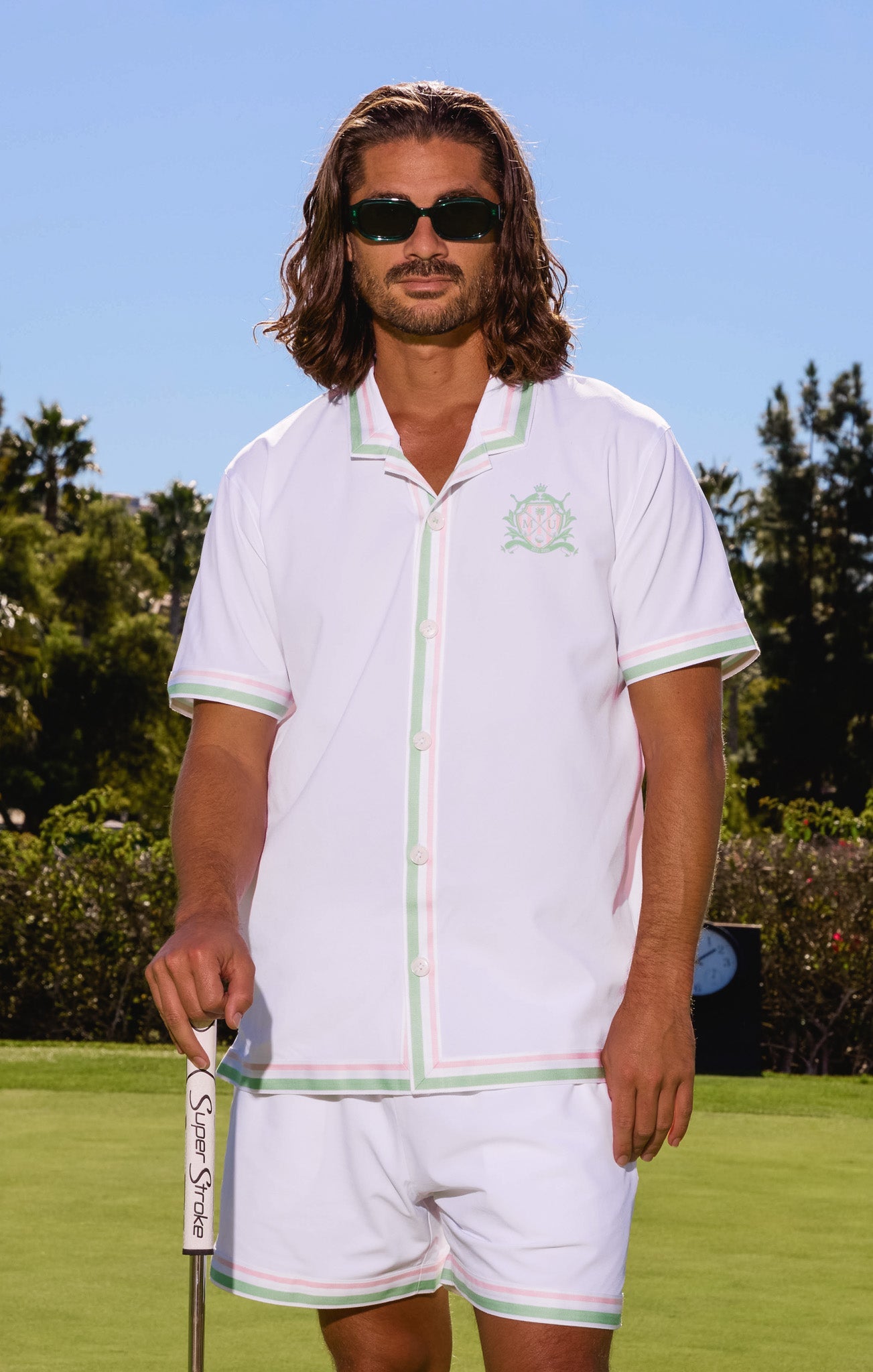 Palmer Button Down ~ Ace of Clubs Stripe