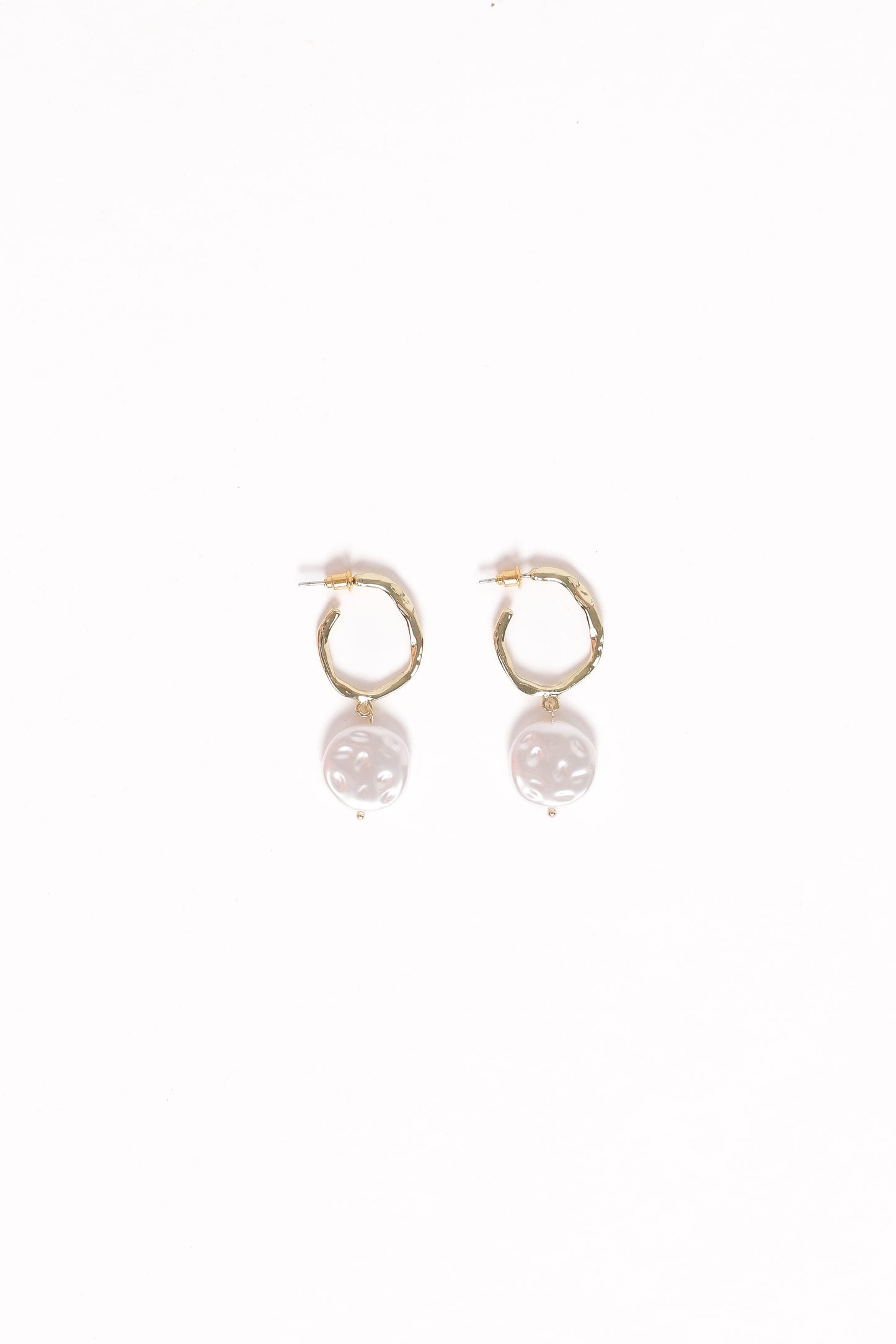 Carina Pearl Earrings - Gold