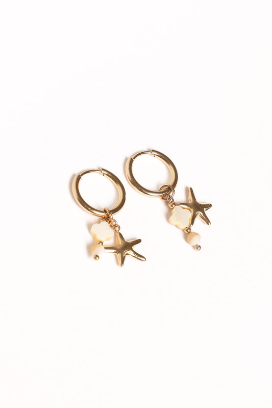 Catania Charm Earrings - Gold