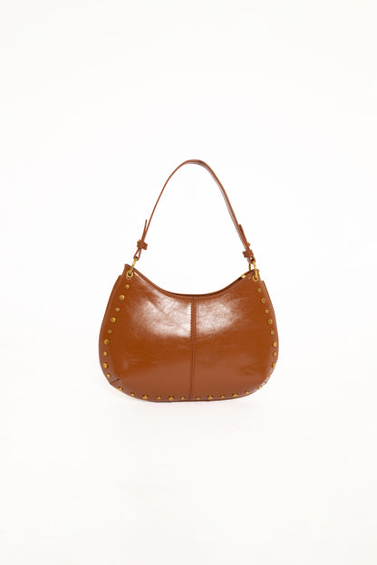 Celia Studded Bag - Tan