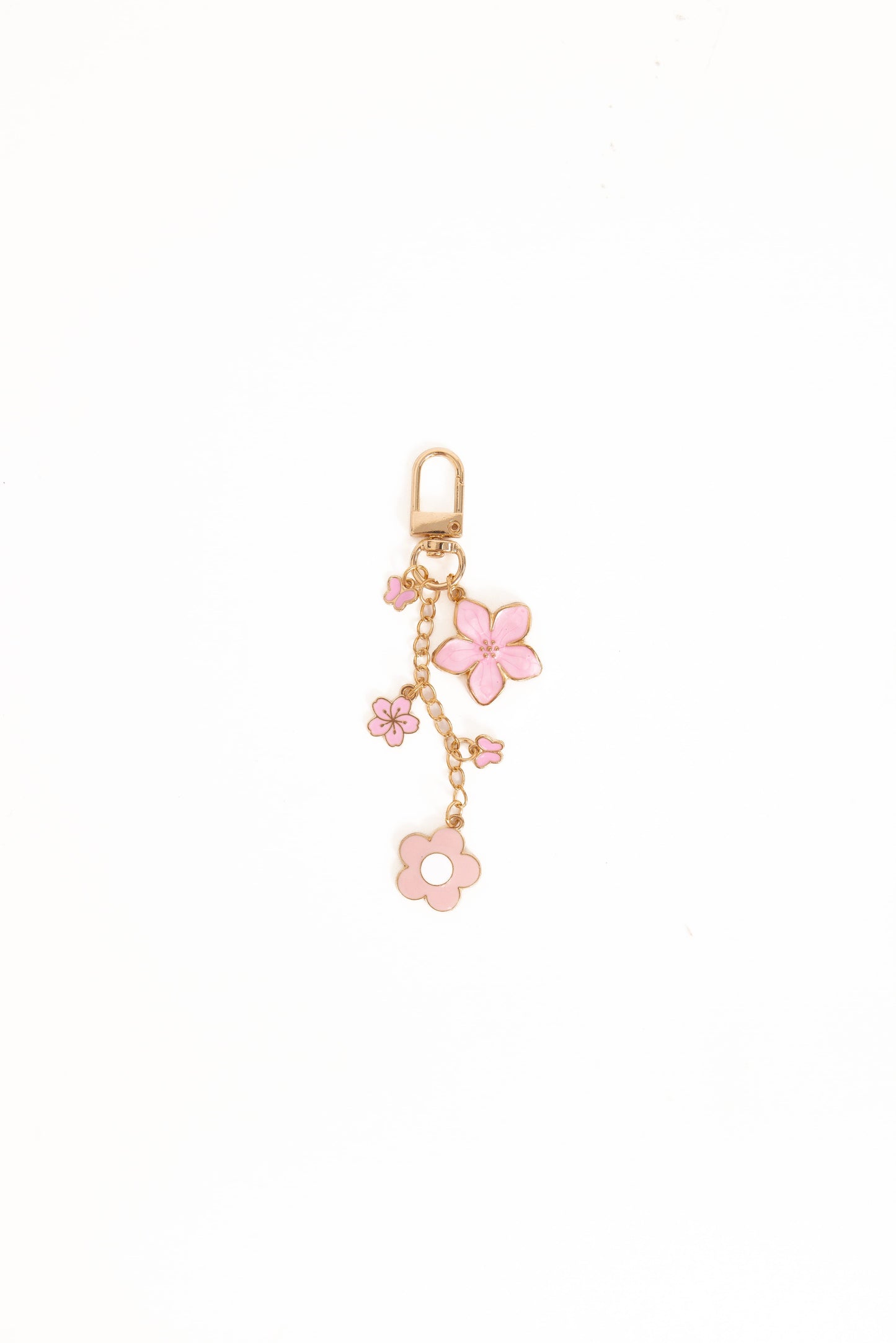 Claudia Flower Key Chain - Pink