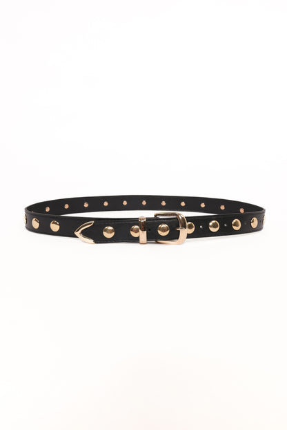 Dallas Studded Belt - Black