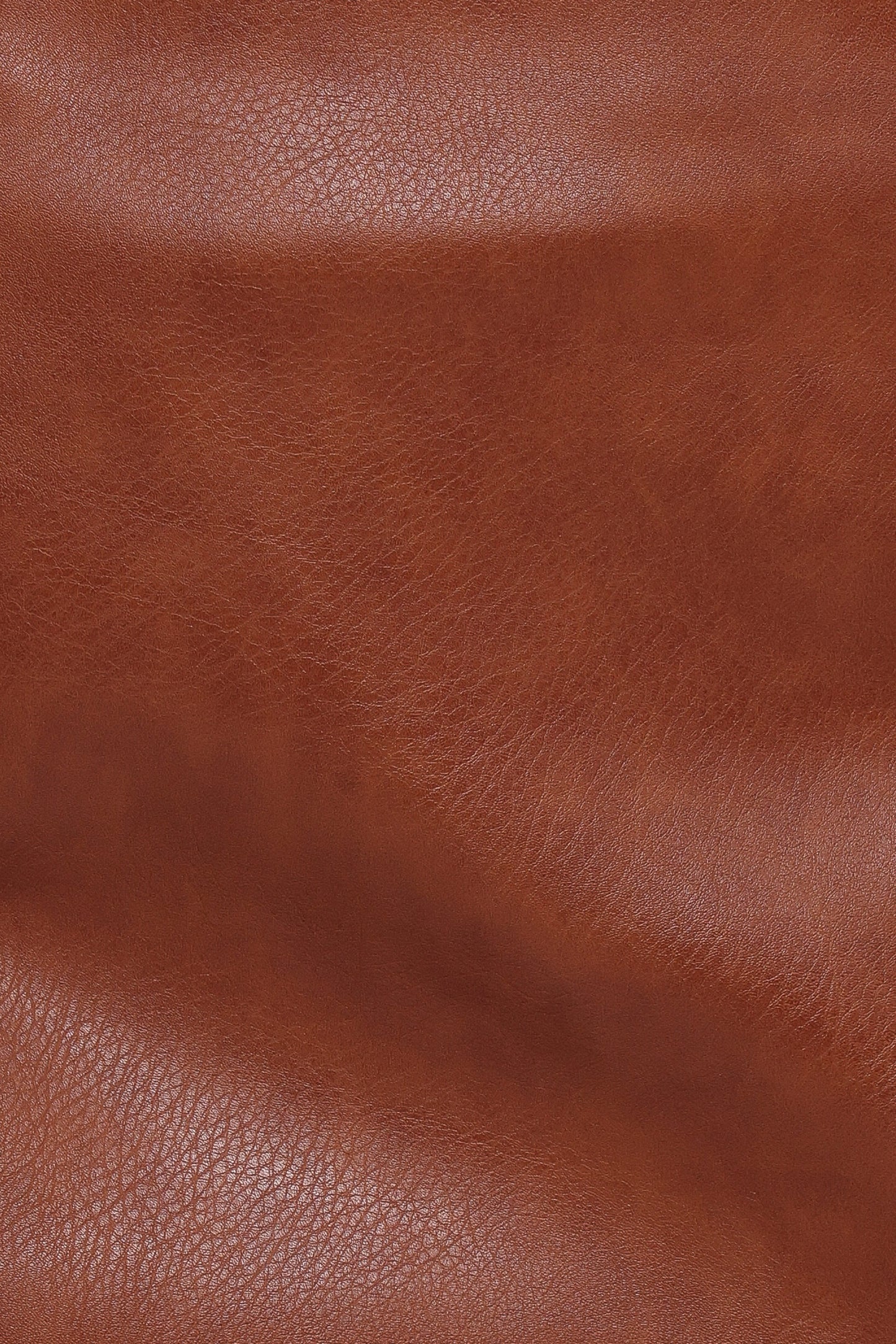 Catania Faux Leather Mini Skirt - Camel Brown