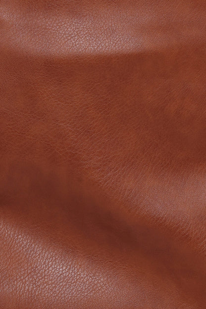 Catania Faux Leather Mini Skirt - Camel Brown
