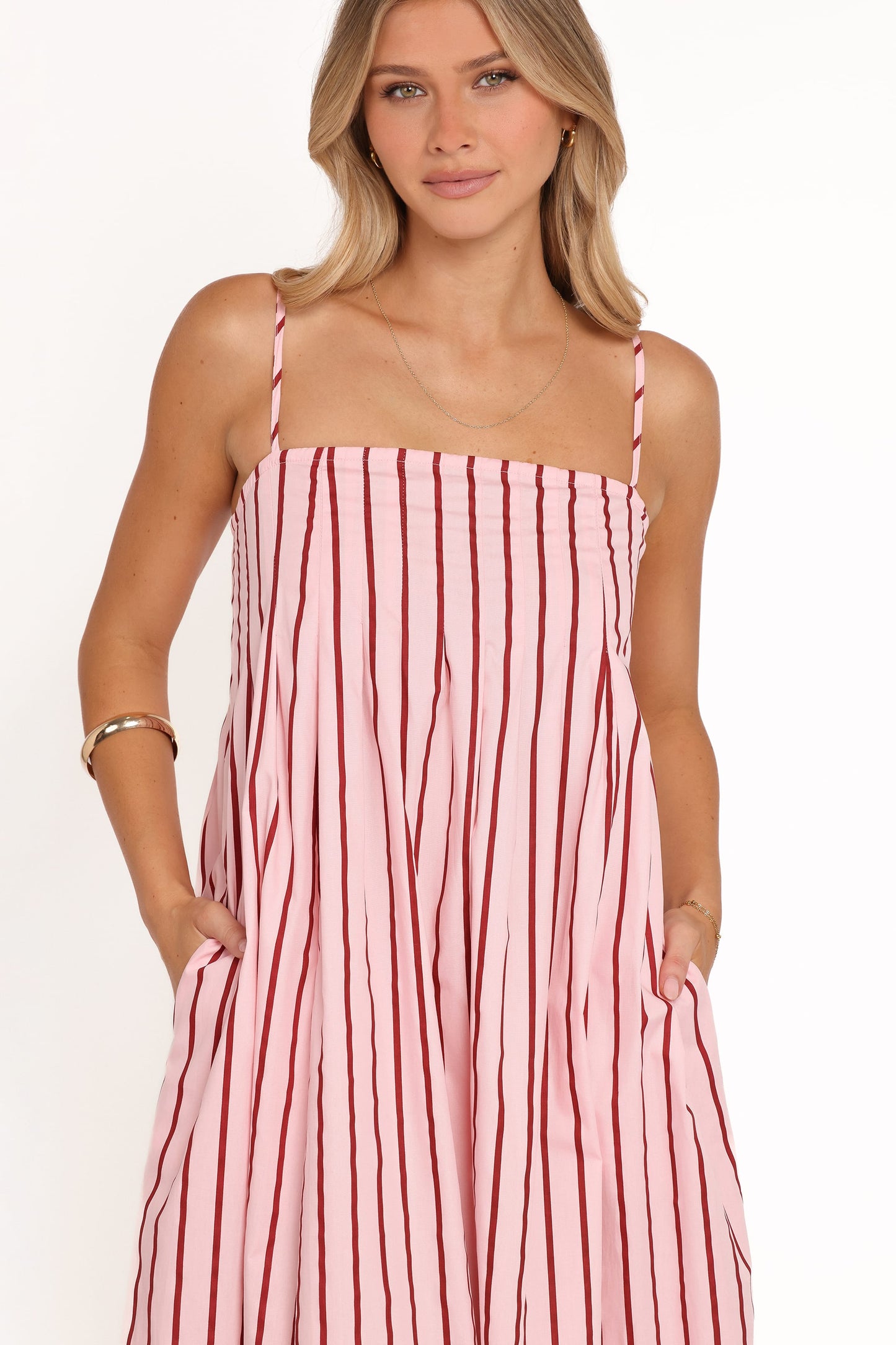 Arletta Maxi Dress - Pink Stripe