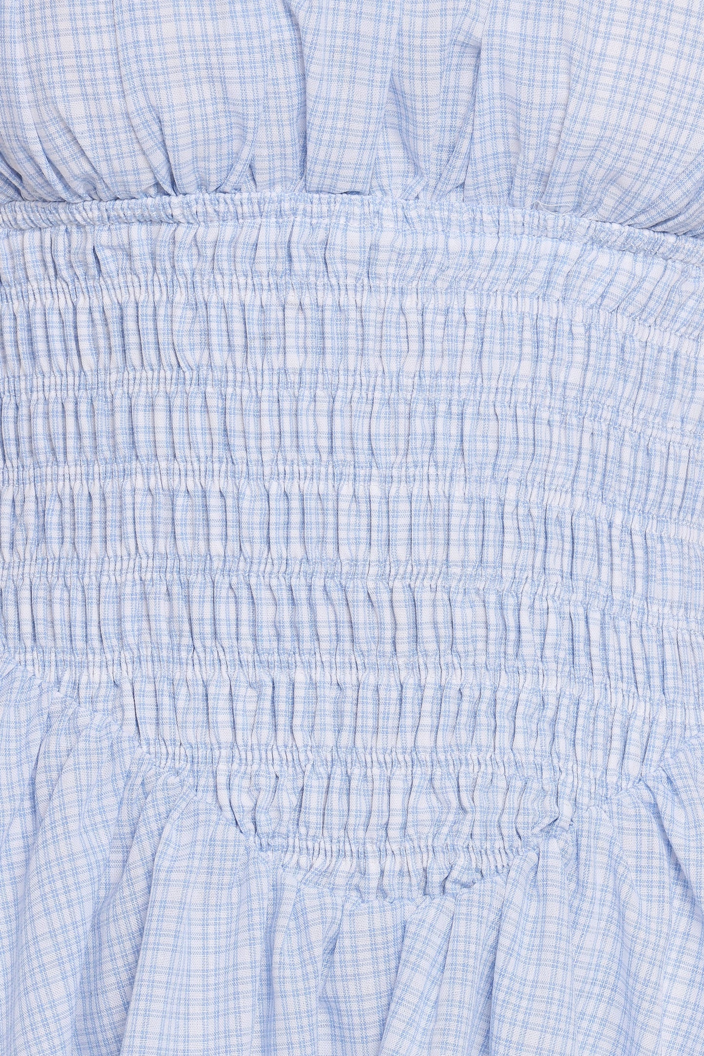Ayla Mini Dress - Blue Gingham