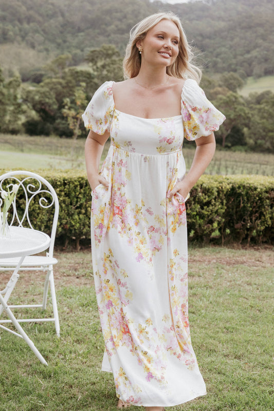 Delaney Maxi Dress - Pink Floral