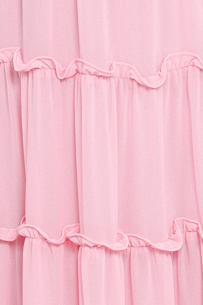 Dottie Halterneck Maxi Dress - Pink